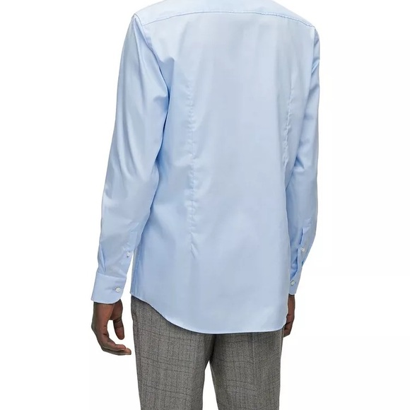 Hugo Boss s size Blue Dress Shirt men nwt 100% cotton - Picture 3 of 10